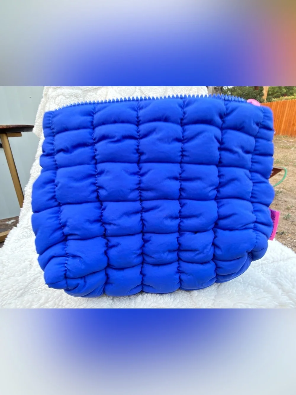 Sephora Royal Blue Quilted Reversible Comforter